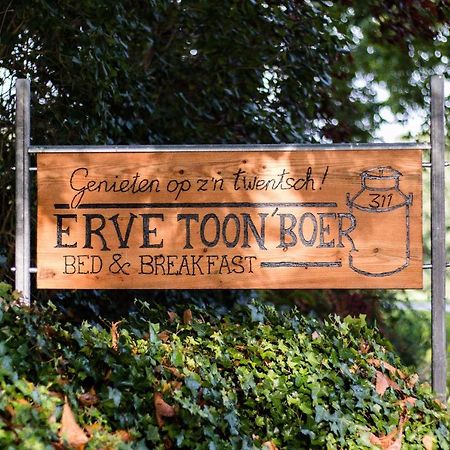 Bed and Breakfast Erve Toon'Boer à Mander Extérieur photo